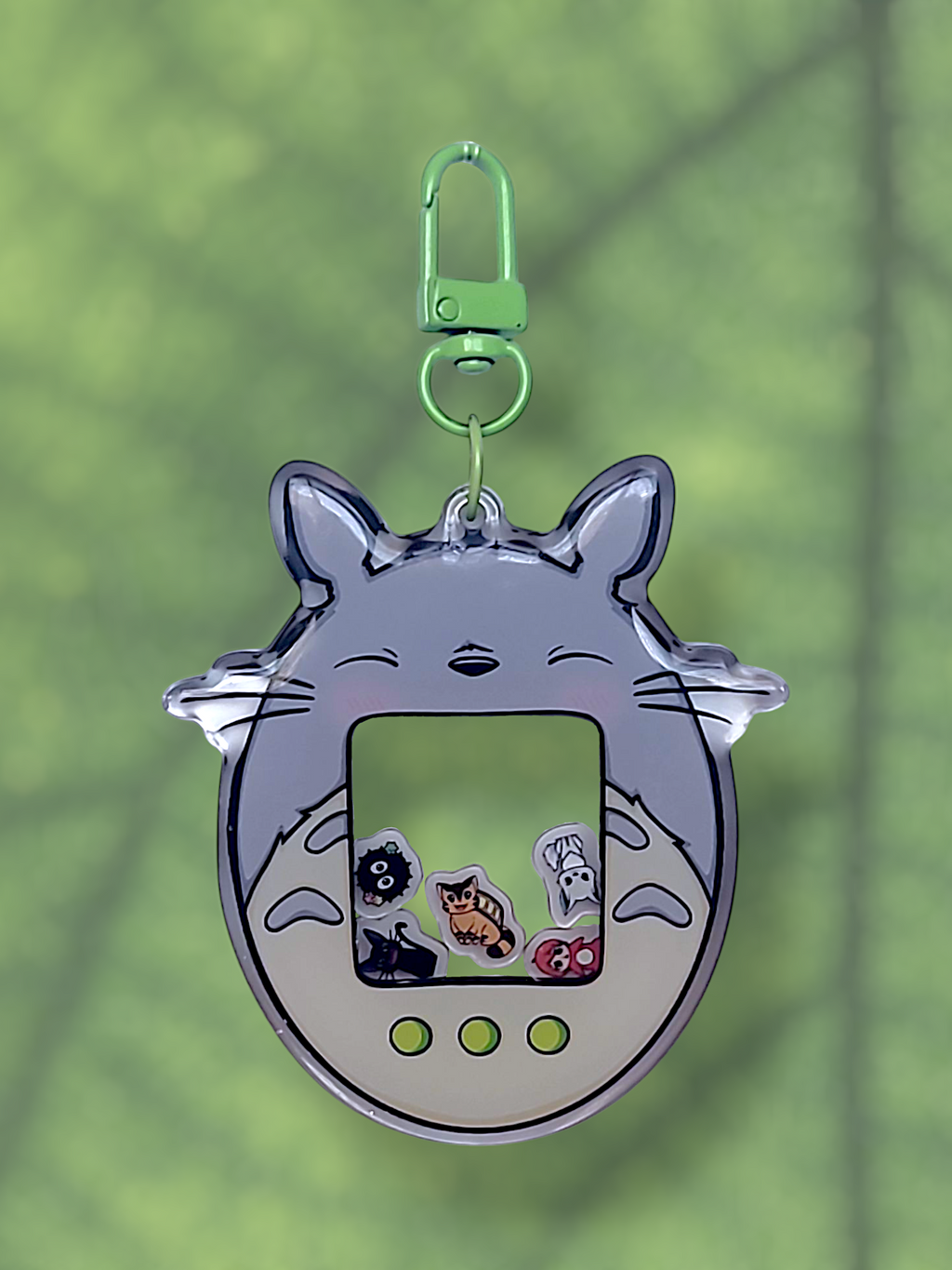 Totoro Tamagotchi  ( Shaker Keychain )