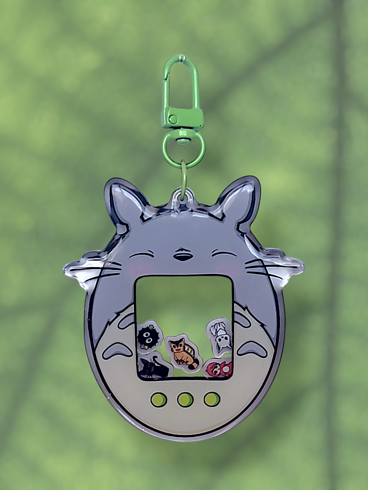 Totoro Tamagotchi  ( Shaker Keychain )