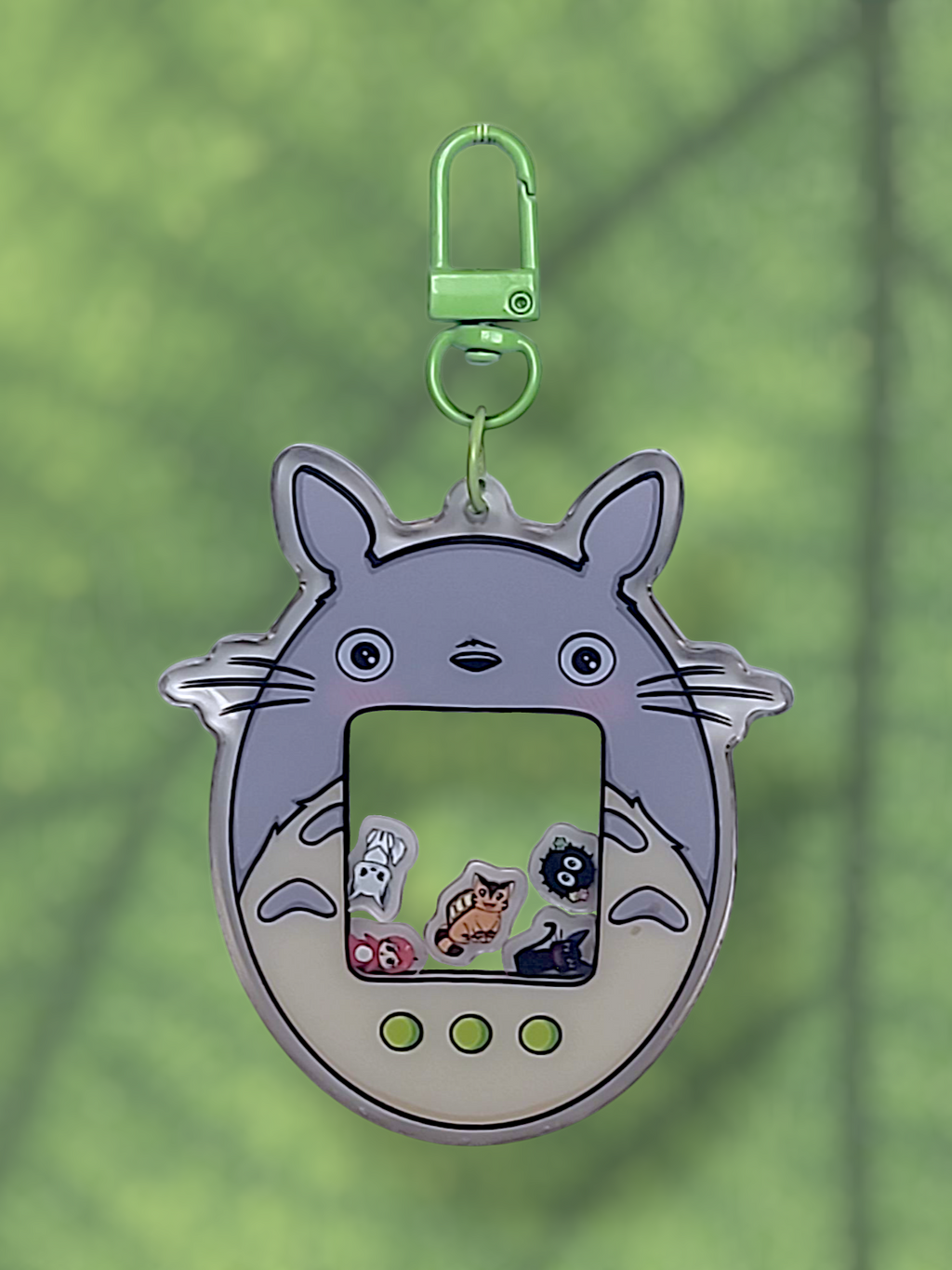 Totoro Tamagotchi  ( Shaker Keychain )