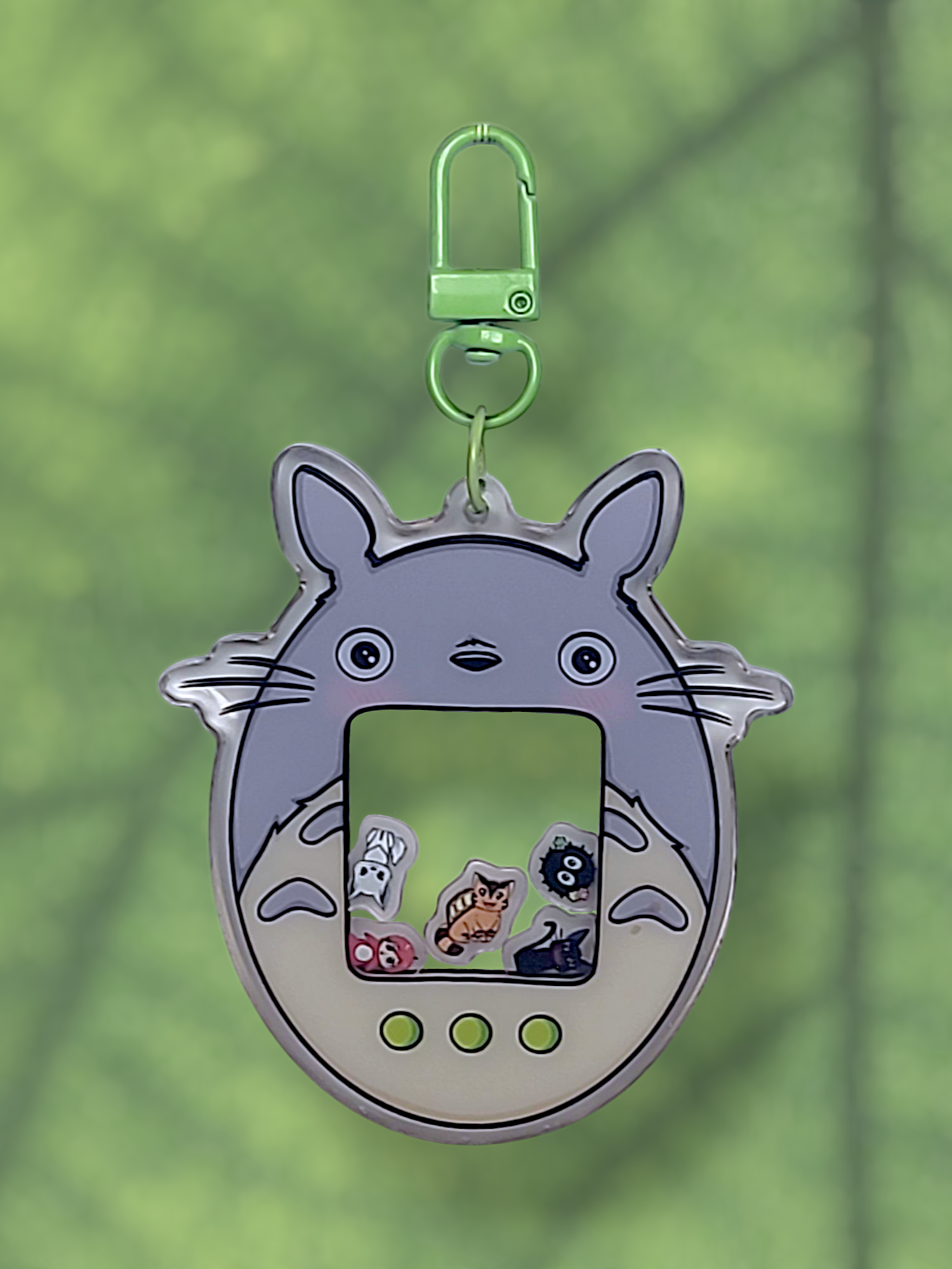 Totoro Tamagotchi  ( Shaker Keychain )