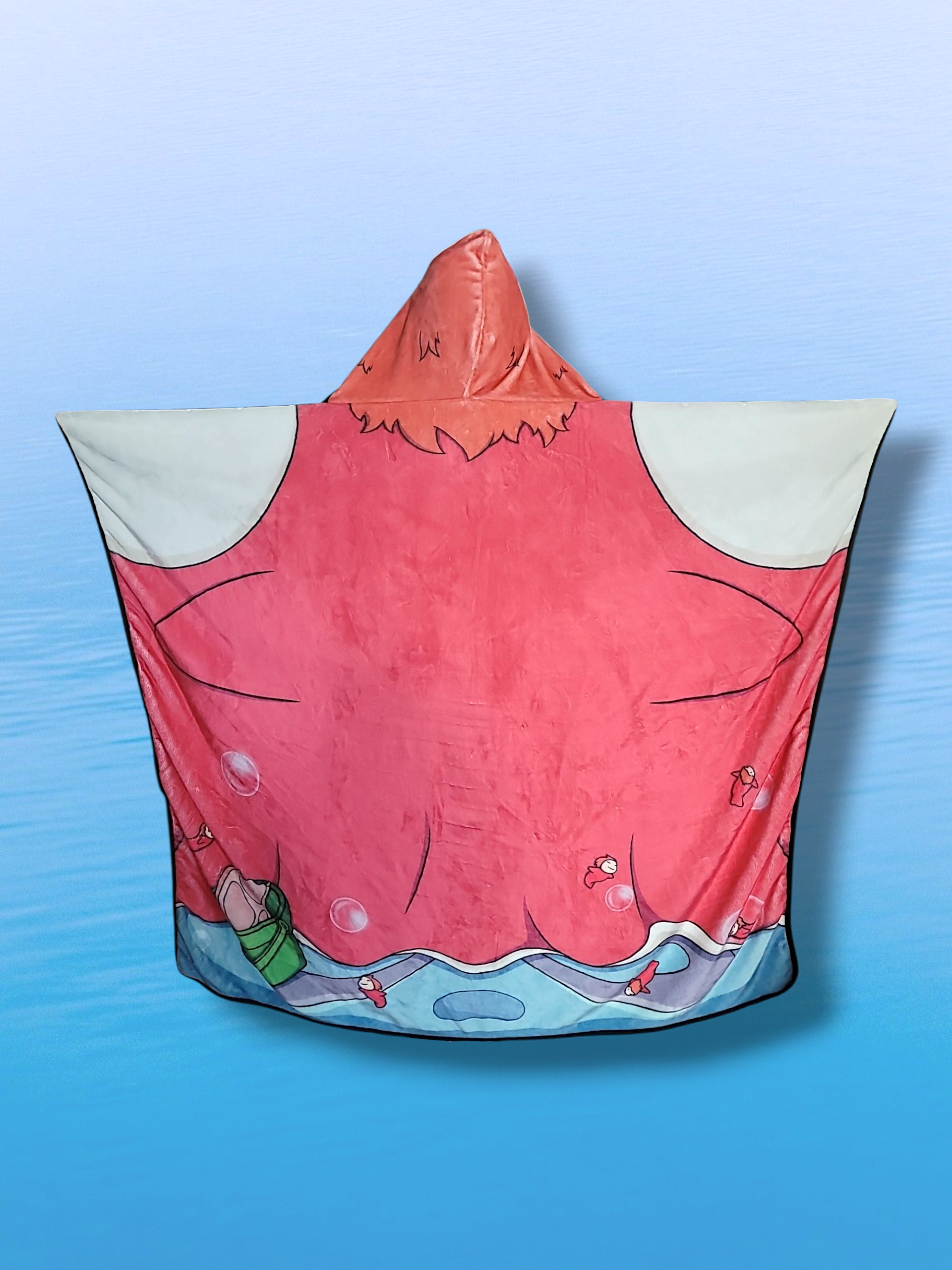 Ponyo  ( Hoodie Blanket )