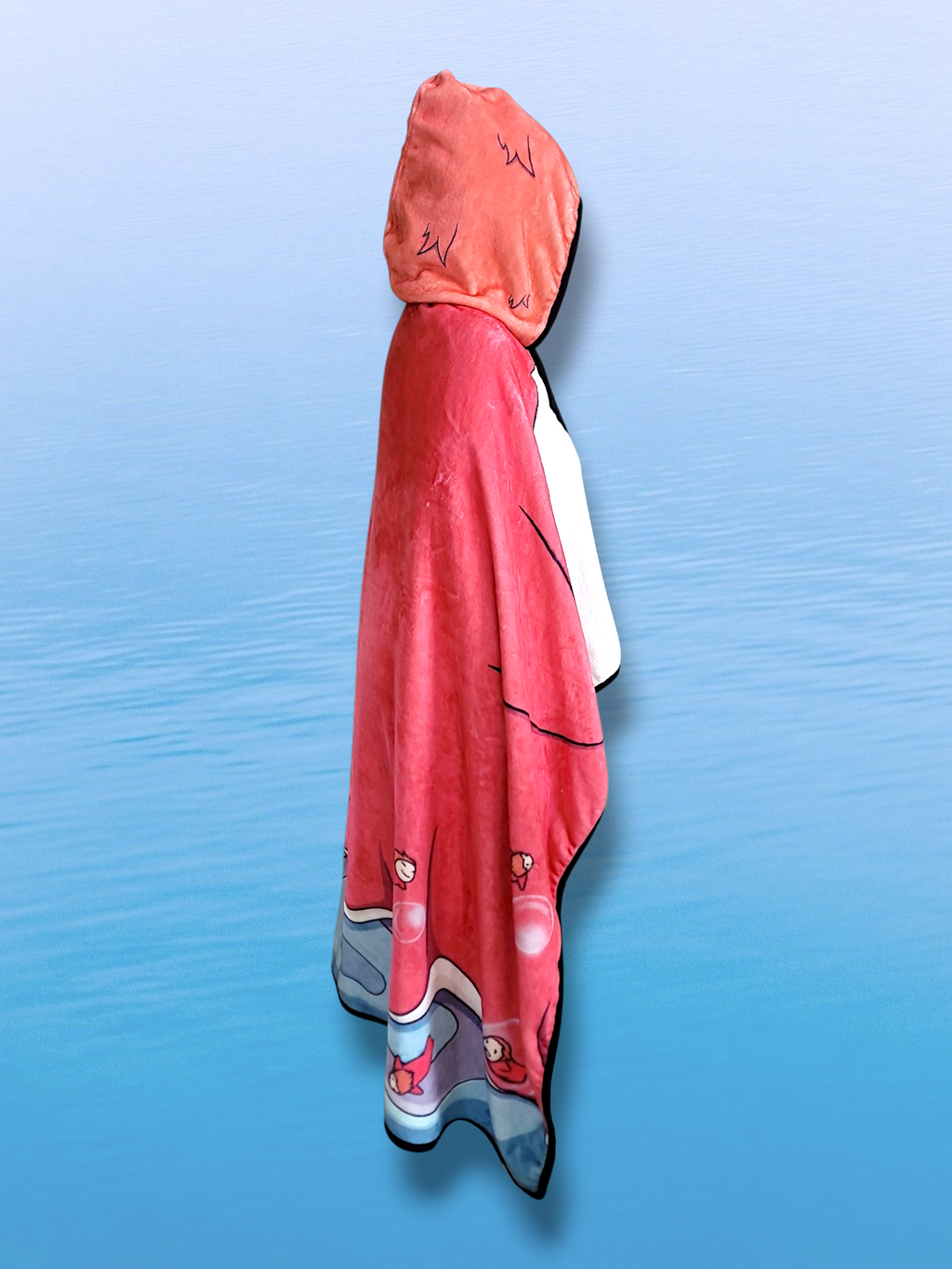 Ponyo  ( Hoodie Blanket )