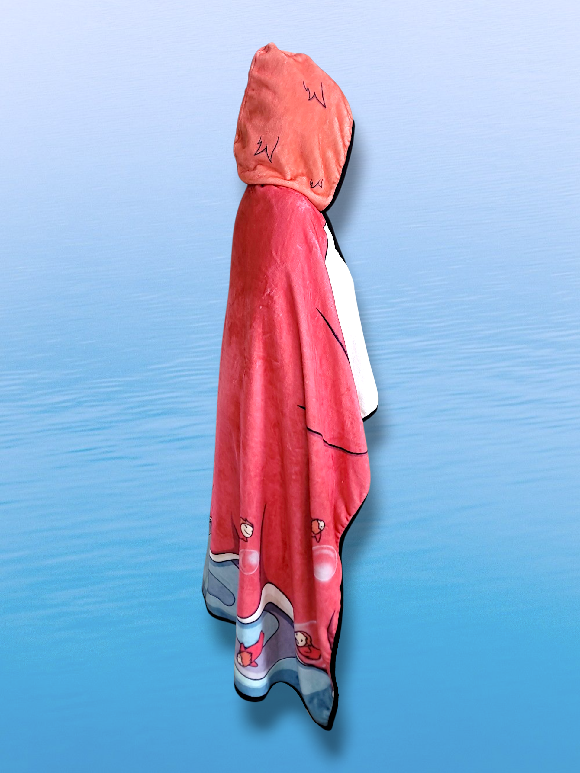 Ponyo  ( Hoodie Blanket )