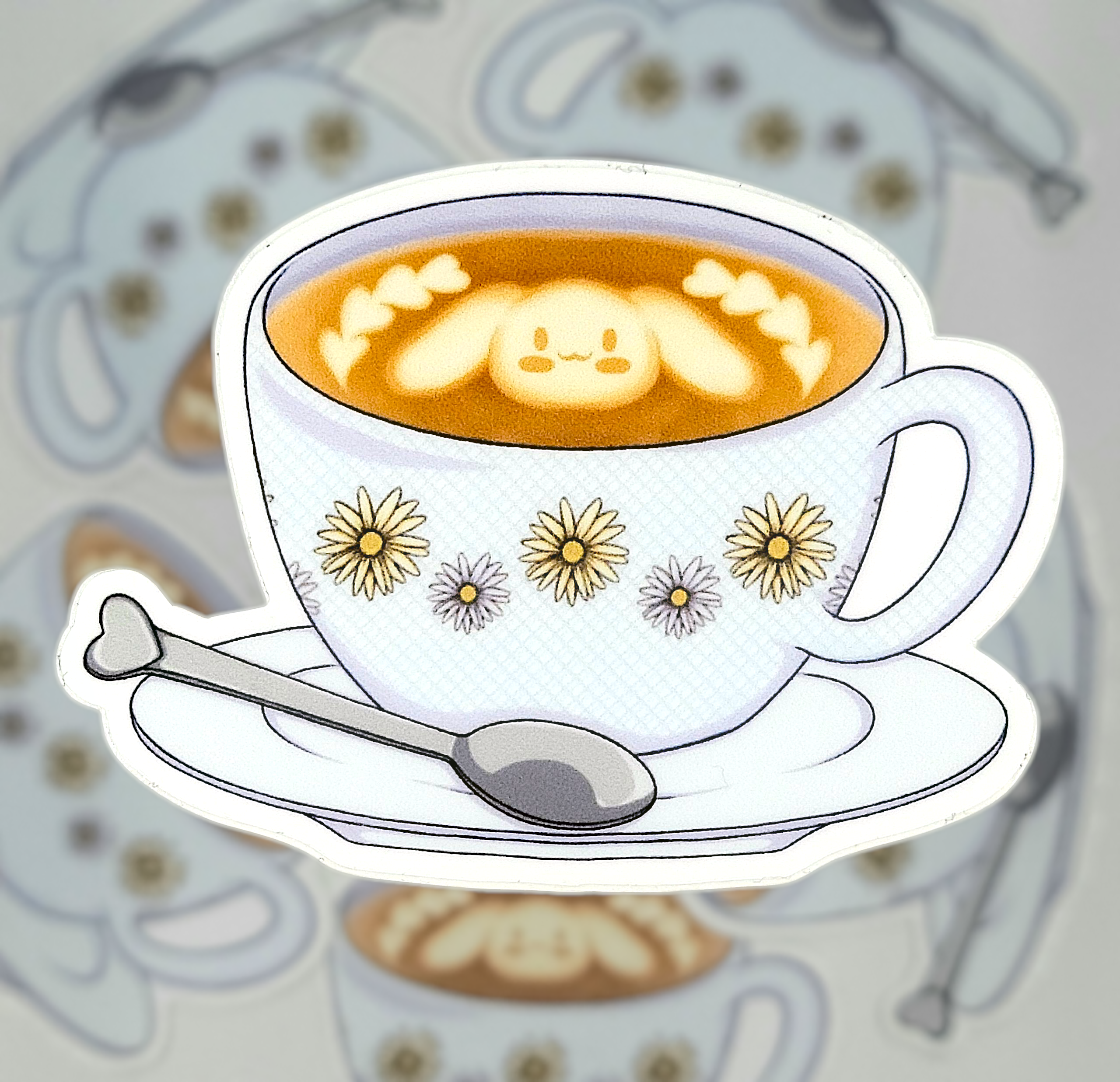 Cinnamoroll Latte ( Sticker )