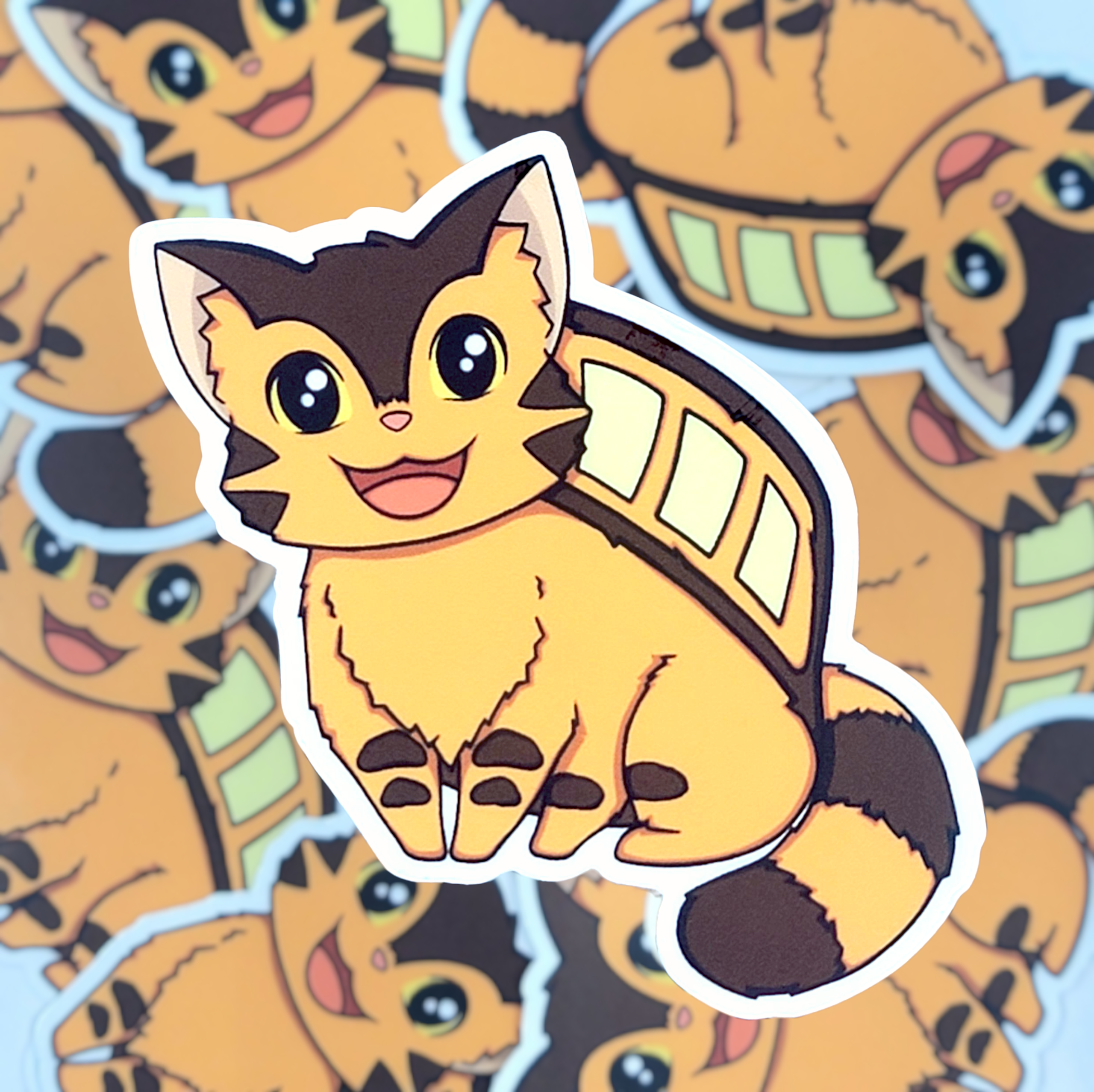 Cat Bus ( Sticker )