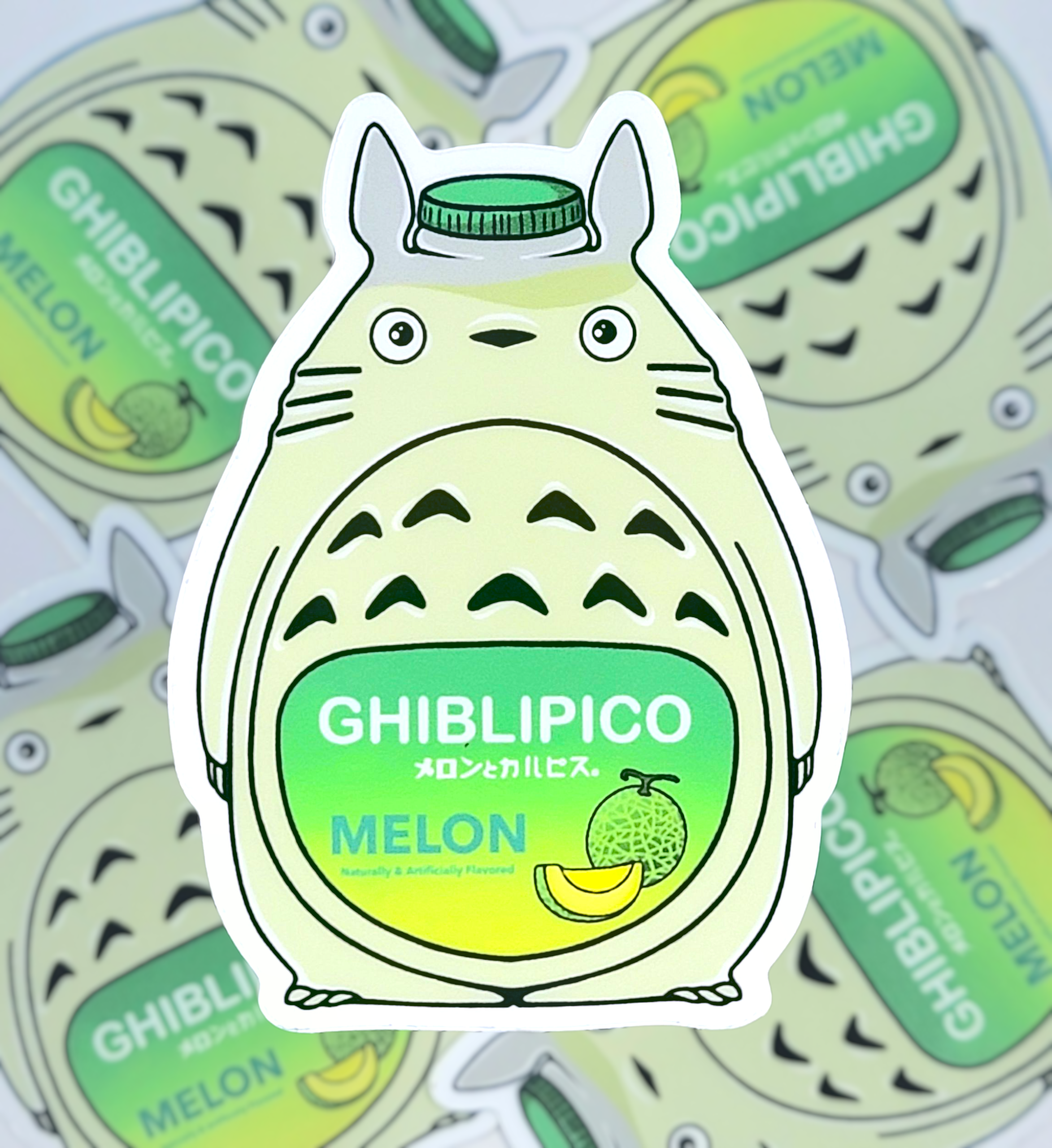 Totoro Drink ( Sticker )