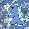 Baby Godzilla ( Sticker )