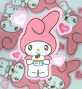 My Melody Hearts ( Sticker )