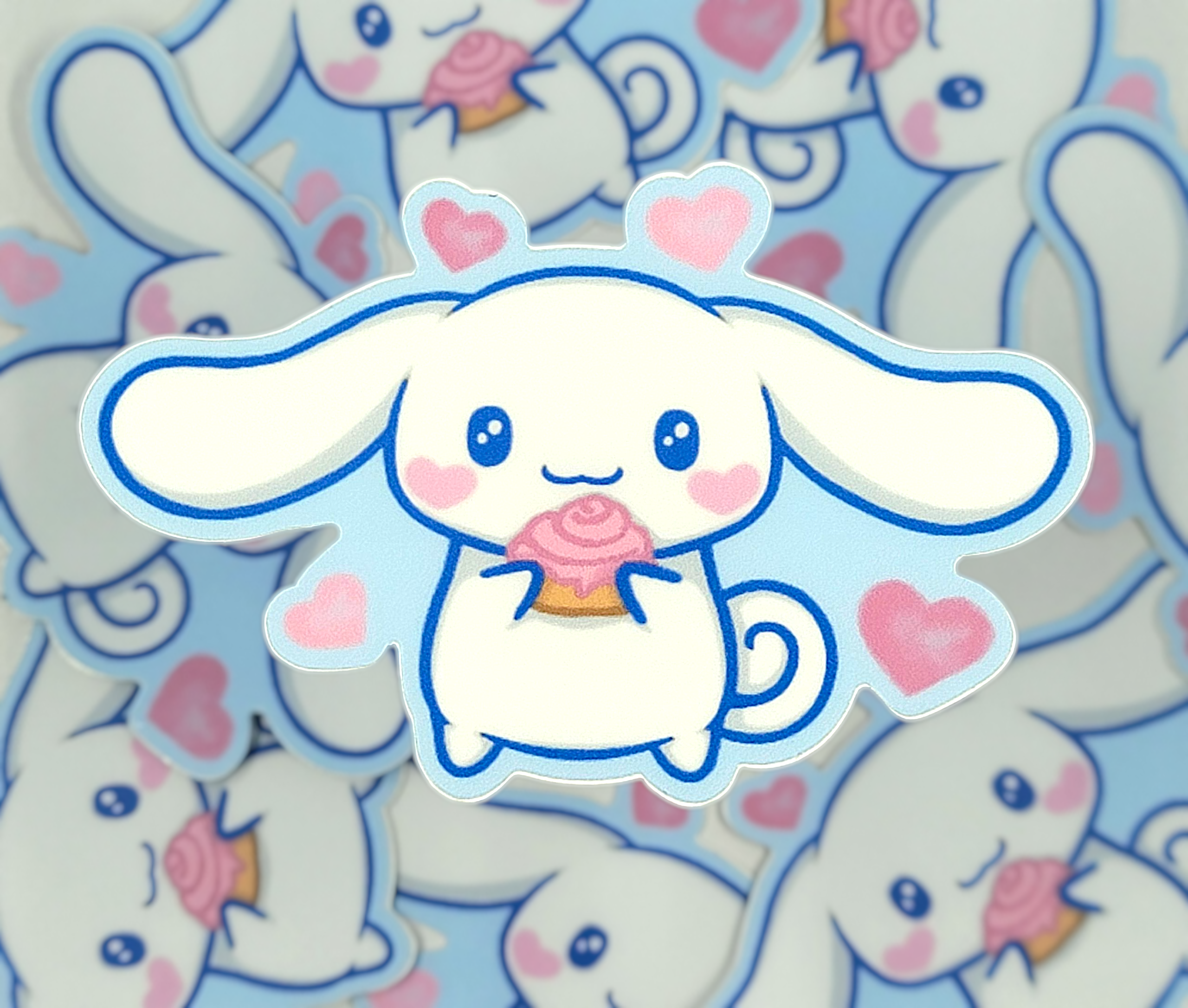 Cinnamoroll Hearts ( Sticker )