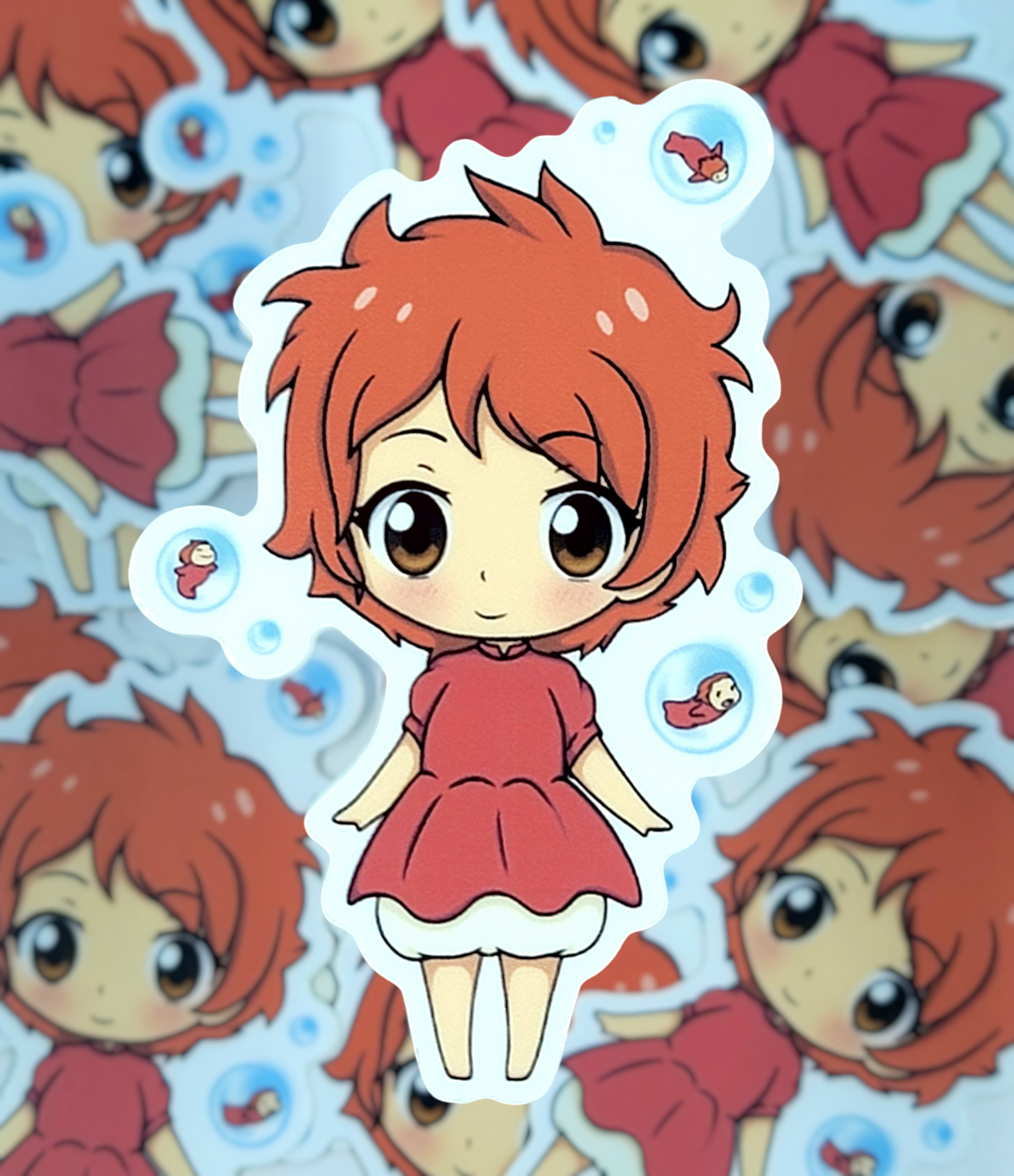 Ponyo Chibi ( Sticker )