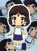 Princess Mononoke Chibi ( Sticker )