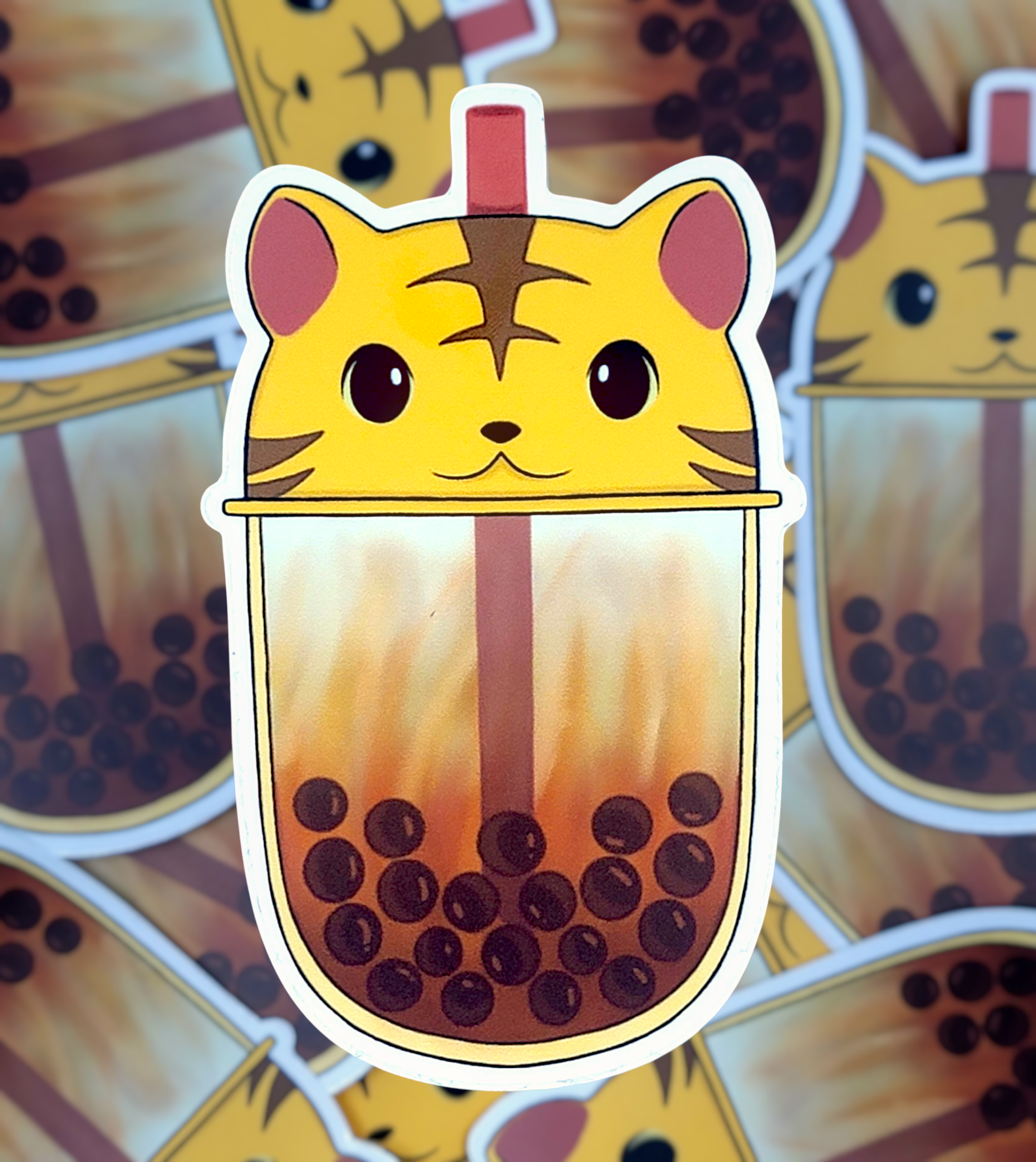 Tiger Boba ( Sticker )