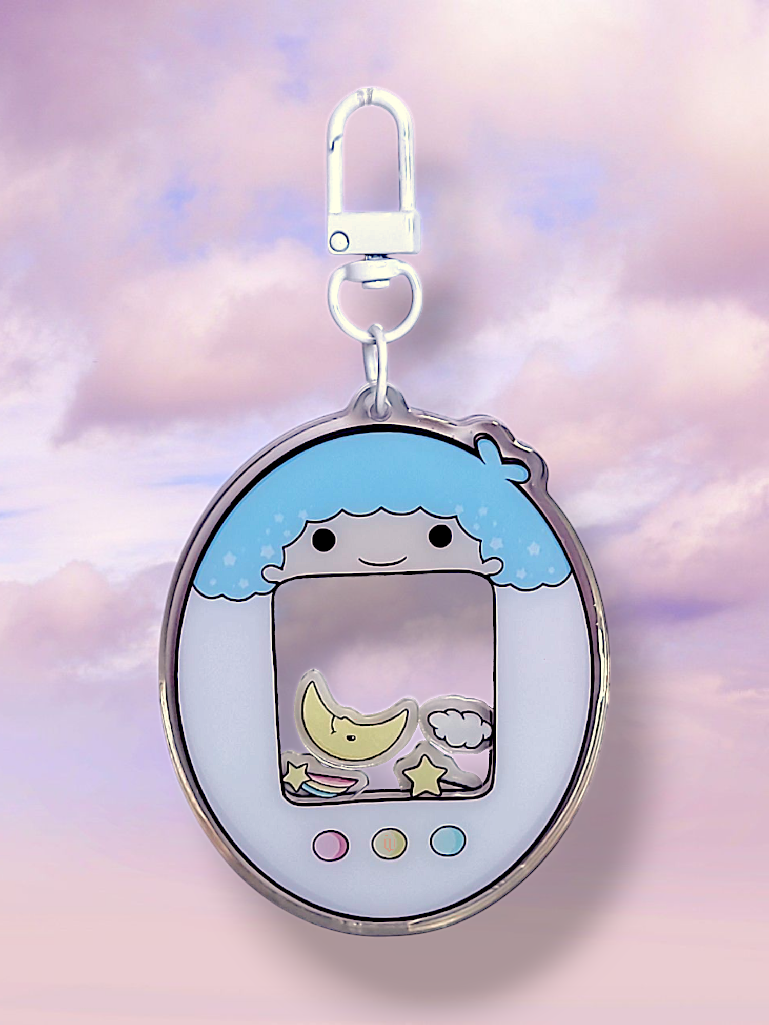 Twin Stars Tamagotchi  ( Shaker Keychain )